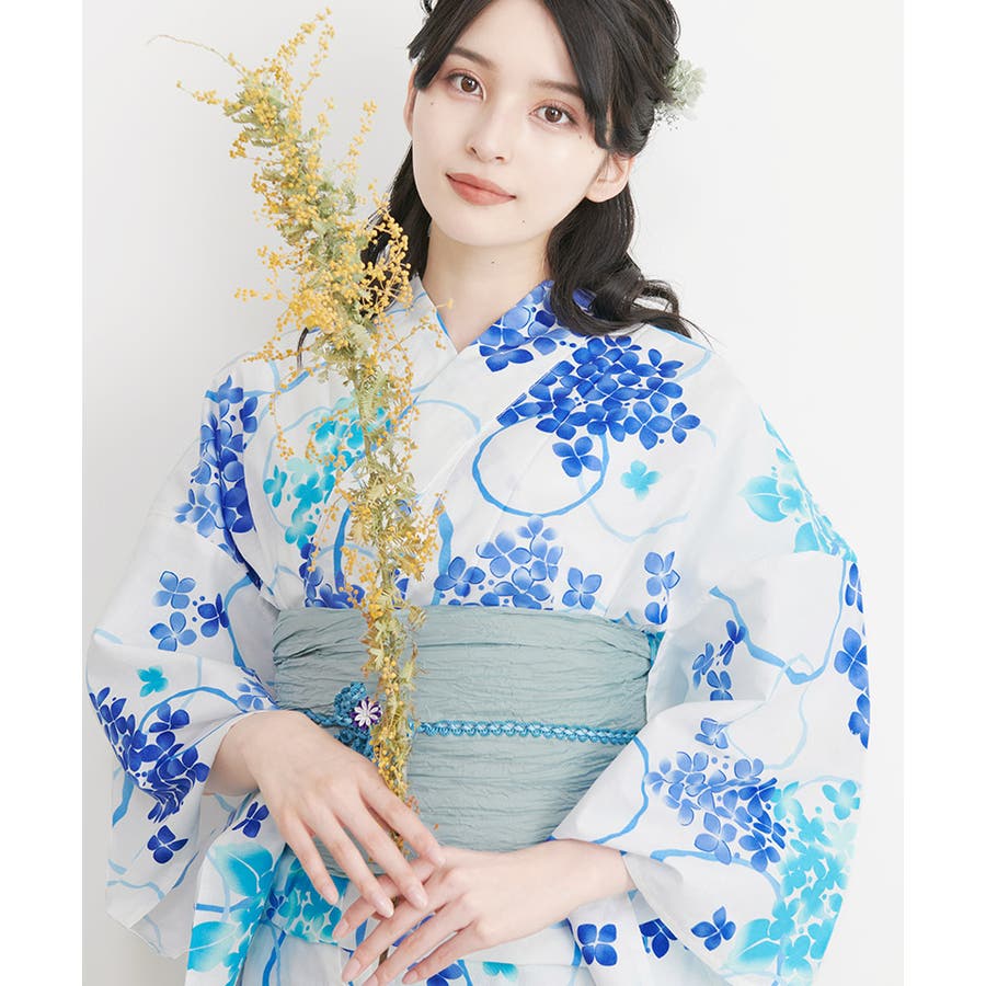 dita 浴衣 凪の藤ながれ