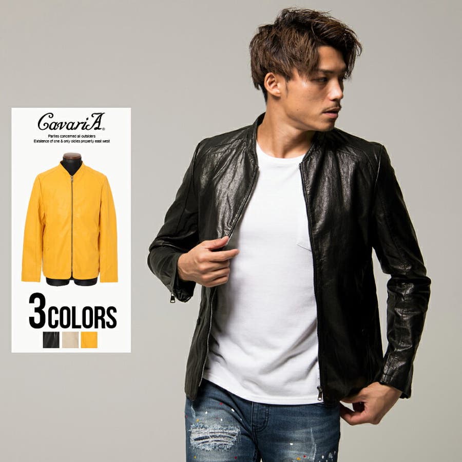 ライダースジャケット メンズ Cavariaフェイクレザーシングル 品番 Silm Silver Bullet シルバーバレット の メンズファッション通販 Shoplist ショップリスト