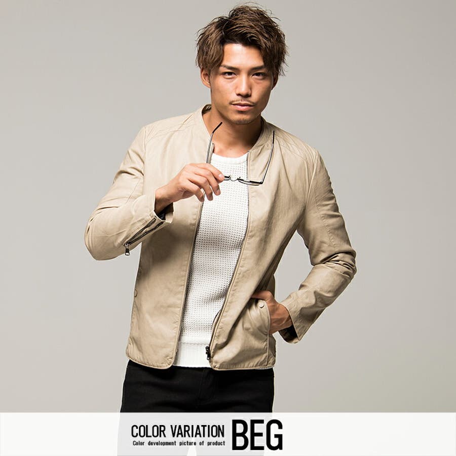 ライダースジャケット メンズ Cavariaフェイクレザーシングル 品番 Silm Silver Bullet シルバーバレット の メンズファッション通販 Shoplist ショップリスト