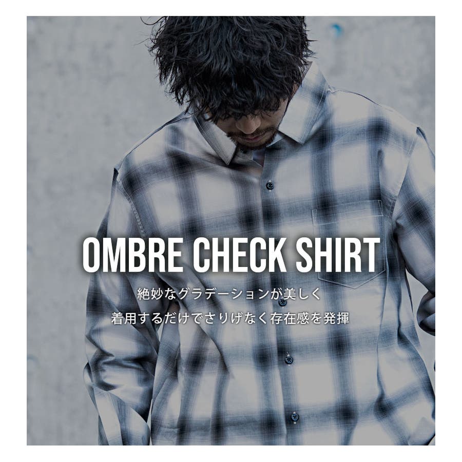 チェックシャツ メンズ ブランド[品番：SILM0011837]｜SILVER