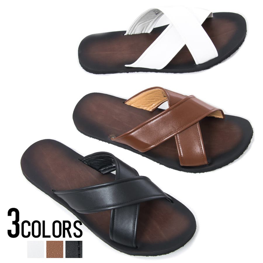 新品　 SLIPPER サンダル　メンズ ISLAND SLIPPER ストラップサンダル メンズ アイランドスリッパ