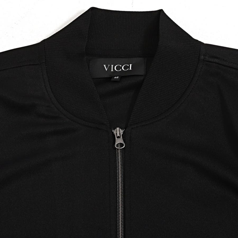 VICCI ストレッチジャージMA 1ジャケット[品番:SILM0010553 VICCI ストレッチジャージMA 1ジャケット[品番:SILM0010553
