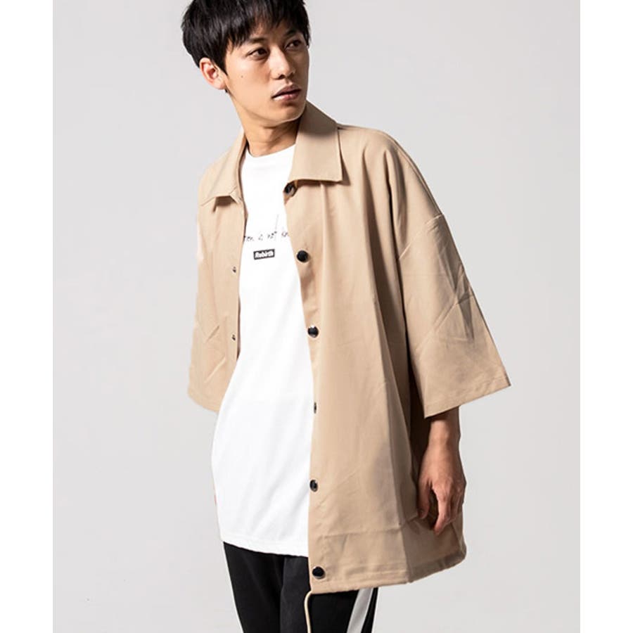 ナイロンジャケット メンズ Cavariaビッグシルエット半袖コーチジャケット 品番 Silm Silver Bullet シルバーバレット のメンズファッション通販 Shoplist ショップリスト