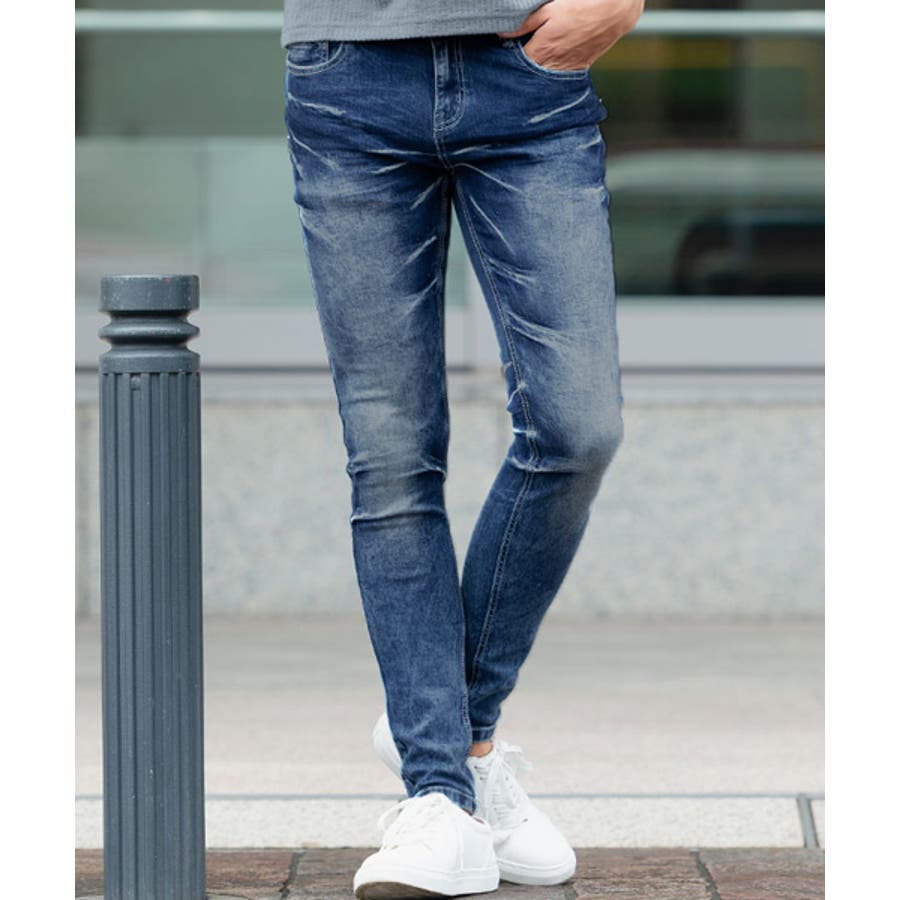 デニムパンツ ケミカルウォッシュ スキニー 品番 Silm Silver Bullet シルバーバレット のメンズファッション通販 Shoplist ショップリスト