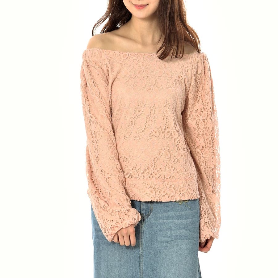 総レースオフショルダー プルオーバー ブラウス 品番 Pb S I P エスアイピー のレディースファッション通販 Shoplist ショップリスト