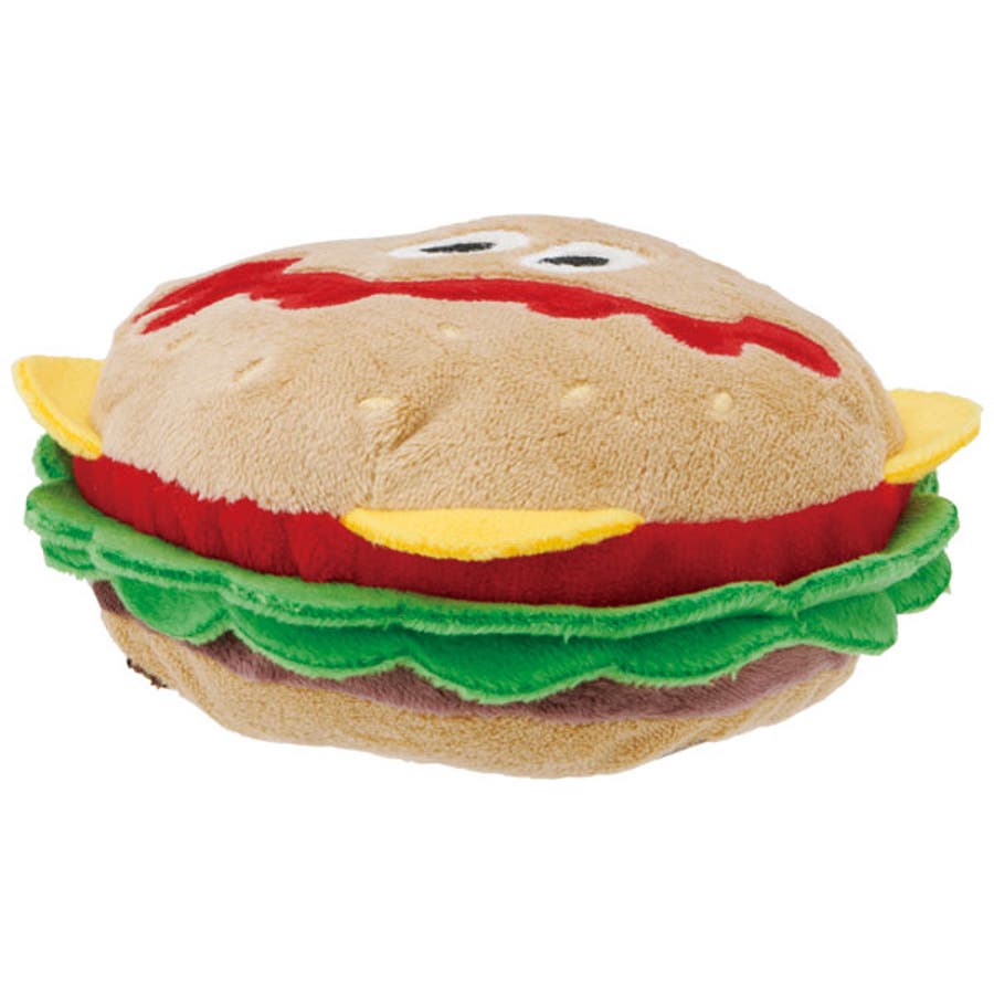 ぬいぐるみ型リール付パスケース○BURGER CONXバーガー