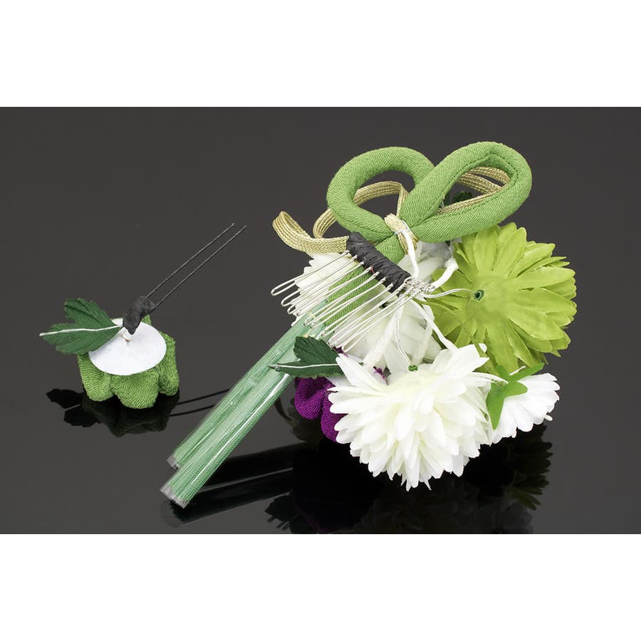 髪飾り つまみ細工 2点セット[品番：SBEW0016651]｜SOUBIEN