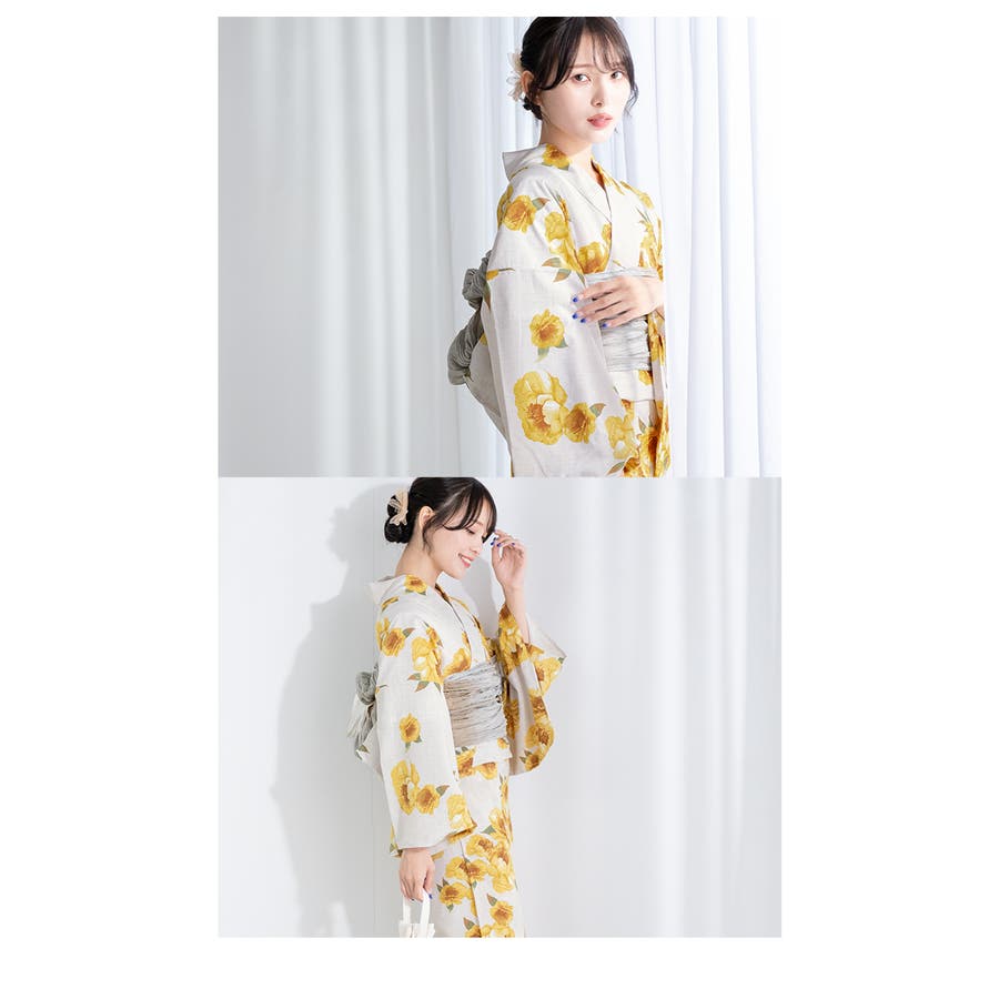 SOUBIEN 浴衣 SOUBIEN 浴衣 セット レディース 浴衣セット 半幅帯 大人 3点セット