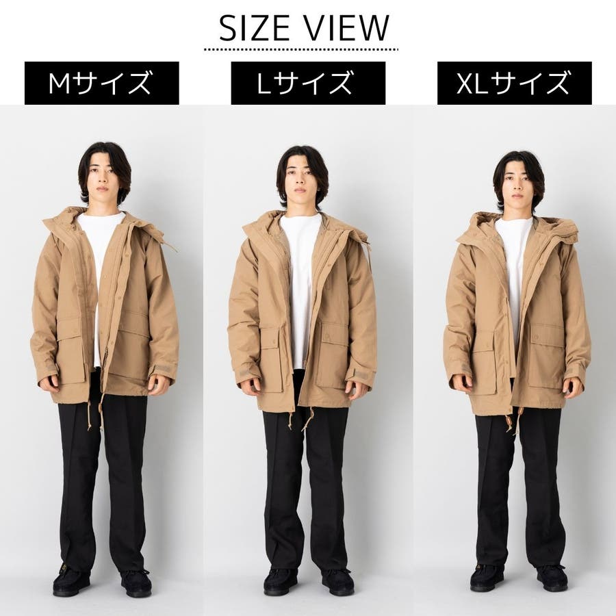 3WAY】【M】MA.STRUM マウンテン 中綿ジャケット メンズ - ジャケット・アウター