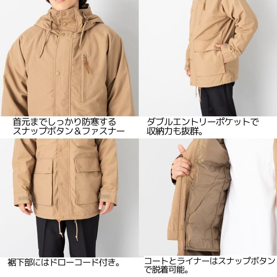 中綿ジャケット 3WAYマウンテンパーカー 撥水[品番：SMOW0000049]｜SPORTSMARIO-MEN（スポーツマリオメン）のメンズ ファッション通販｜SHOPLIST（ショップリスト）