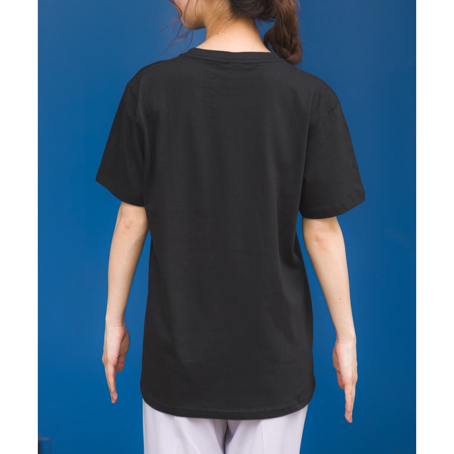 線描きバラプリント Tシャツ[品番：SPRW0007855]｜SpRay（スプレイ）の