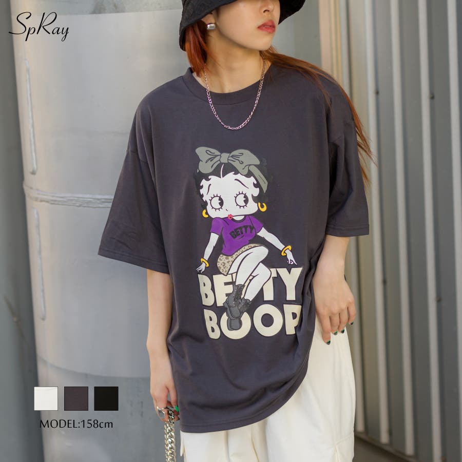 ベティちゃん 襟付き リブTシャツ - ポロシャツ