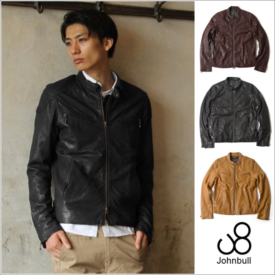 シープスキンレザーライダースジャケット | ジョンブル公式通販