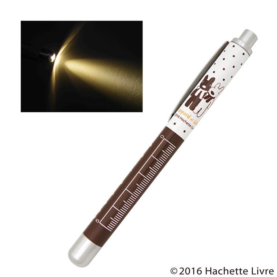 リサとガスパールソフトLEDペンライト PARISブラウン[品番
