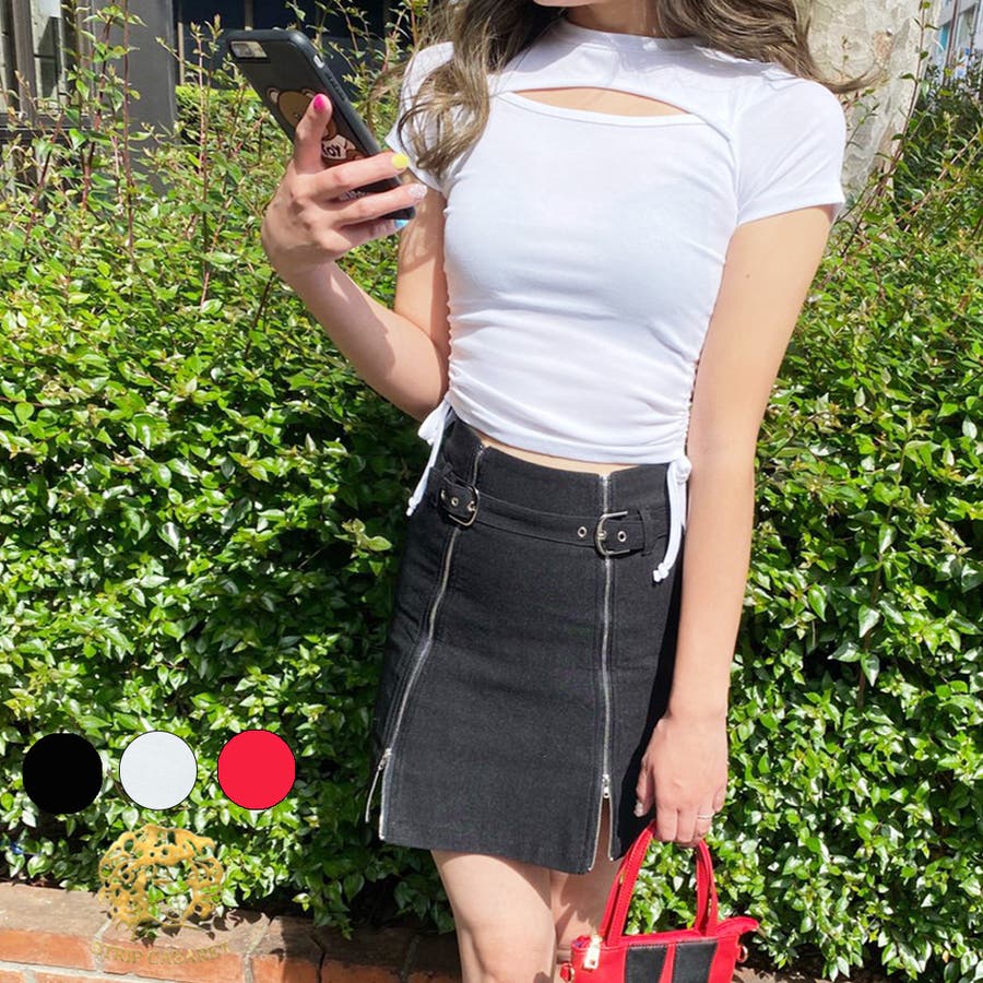 お胸ちゃん サイドシャーリングカットトップス セクシー 品番 Spcw Strip Cabaret ストリップキャバレー のレディース ファッション通販 Shoplist ショップリスト