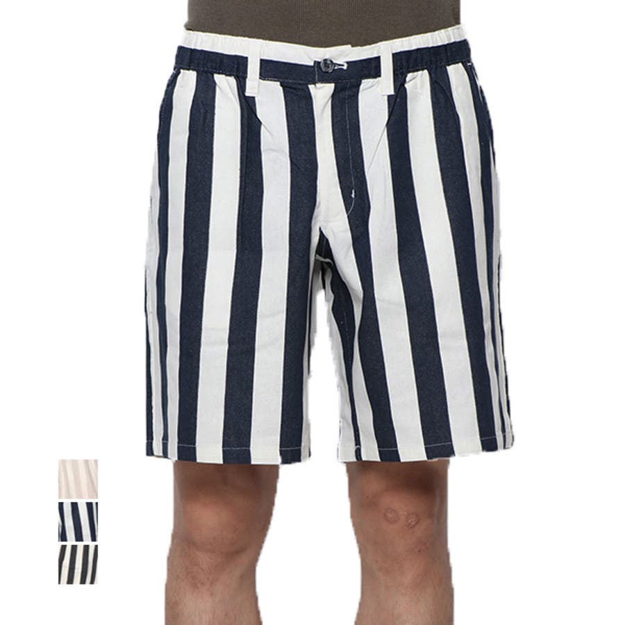 パンツ ハーフパンツ ストライプ柄[品番：XV000013988]｜Style