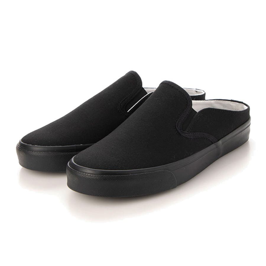 スニーカー スリッポン 黒[品番：XV000018163]｜Style Block MEN