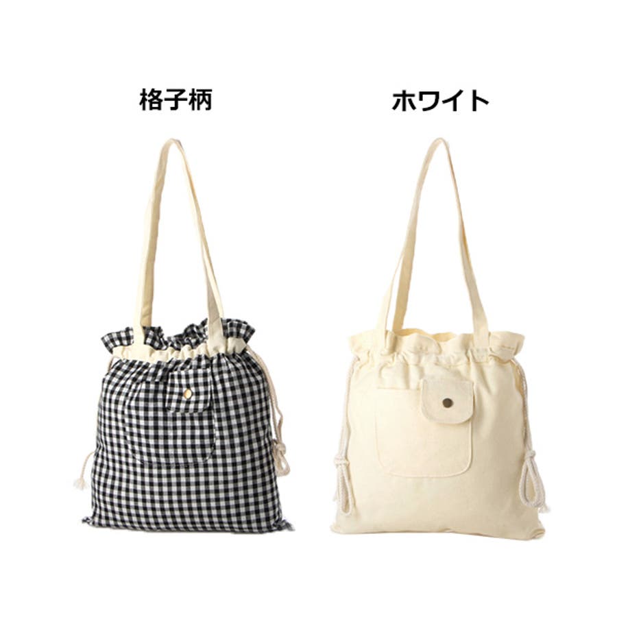 ジョリーフルール　巾着型トートバック ジョリーフルール トートバック （トートバッグ＆コロリン巾着