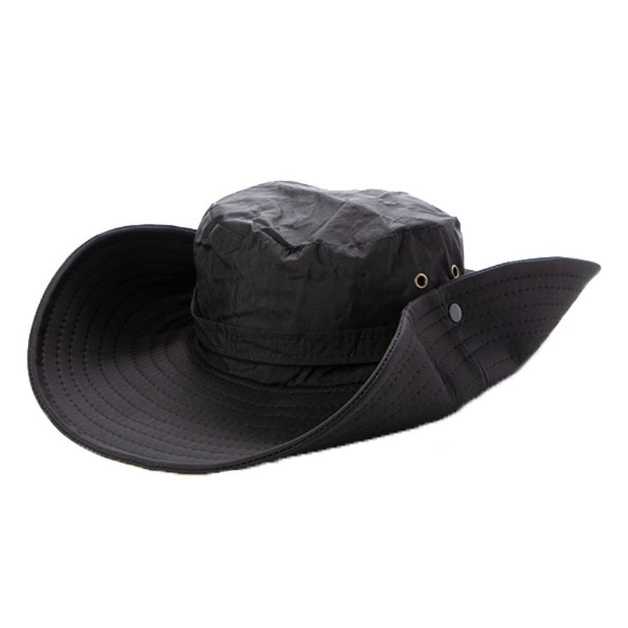 美品 DIESEL ブラック バケットハット つば広 サファリハット A.M.S. バケットハット メンズ レディース バケハ サファリ