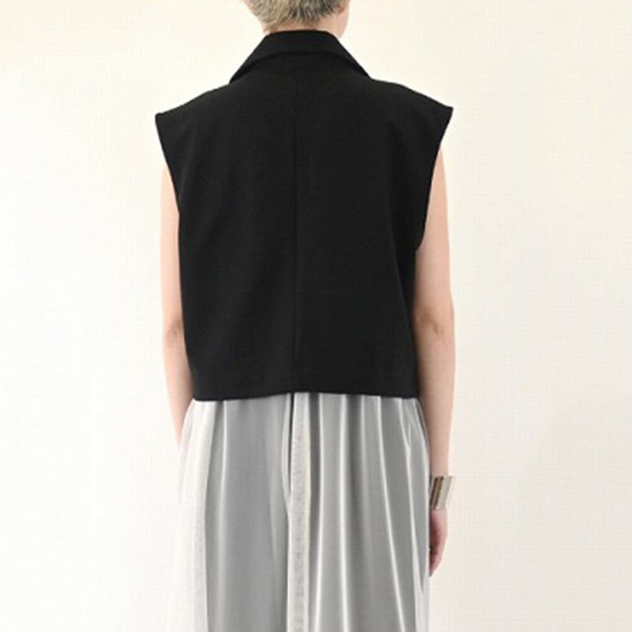 ジレ ベスト ショート丈[品番：XV000020664]｜STYLEBLOCK