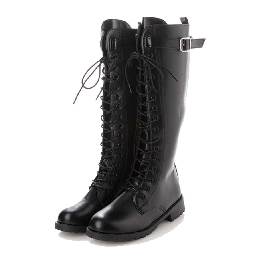 ロングブーツ ブーツ レースアップ [品番：XV000017764]｜STYLEBLOCK（スタイルブロック）のレディースファッション通販｜SHOPLIST（ショップリスト）