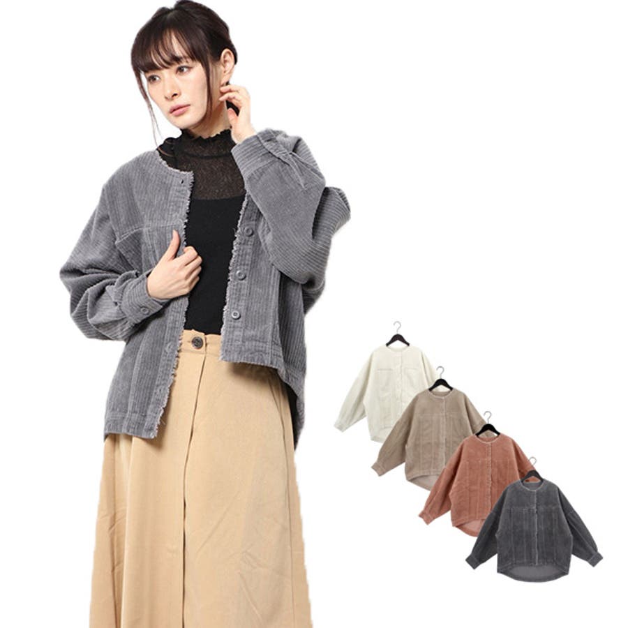 ジャケット シャツジャケット ノーカラー 品番 Xv Styleblock スタイルブロック のレディース ファッション通販 Shoplist ショップリスト