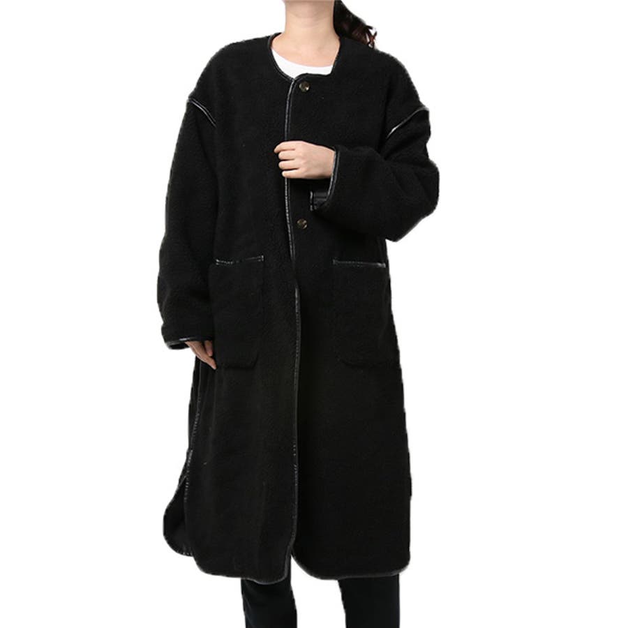 コート ノーカラー ロング[品番：XV000016435]｜STYLEBLOCK