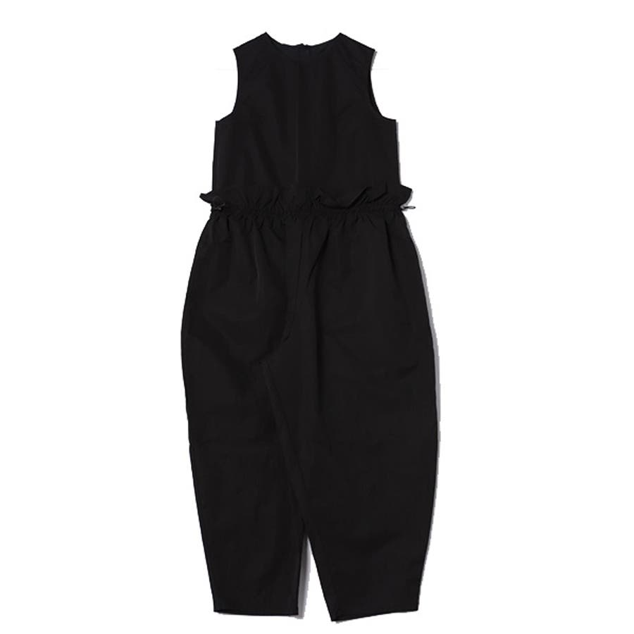 zechia ゼチア オールインワン サロペット パンツ つなぎ 黒 36