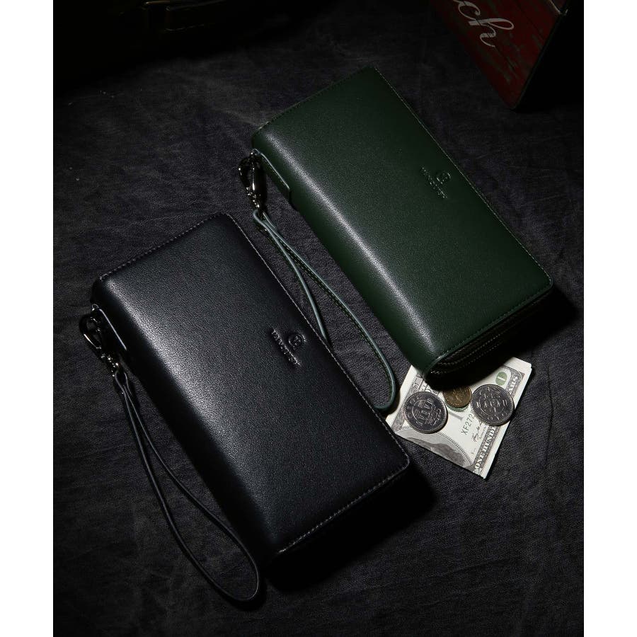 VANQUISH/ヴァンキッシュ】スムース WZIPラウンド長財布[品番 ...
