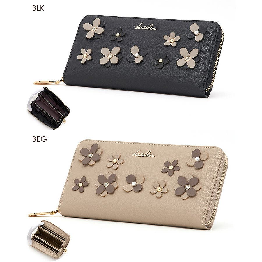 Dazzlin ダズリンフラワーモチーフラウンド長財布 長サイフdls 品番 Stcw Style Code スタイルコード のレディースファッション通販 Shoplist ショップリスト