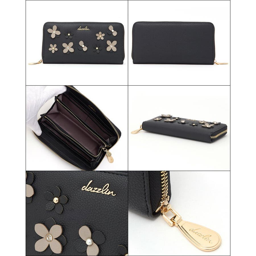 Dazzlin ダズリンフラワーモチーフラウンド長財布 長サイフdls 品番 Stcw Style Code スタイルコード のレディースファッション通販 Shoplist ショップリスト