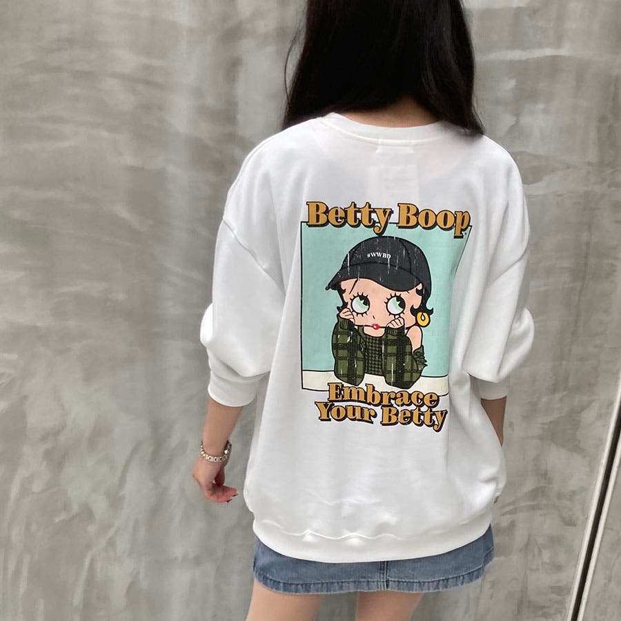 Betty Boop CAPスウェットプルオーバー