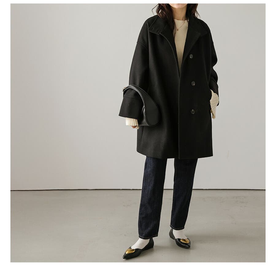 She's Closet ステンカラーコート コート 2WAYミドル丈Aライン