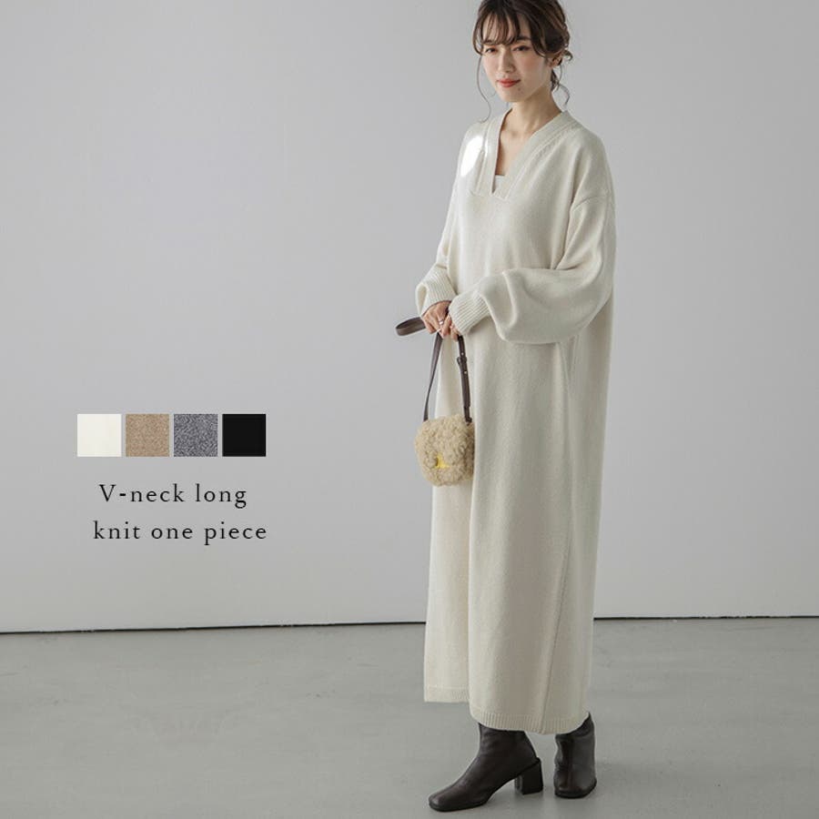 Sugar Rose / layered vneck vest dress(レイヤードＶネックベスト付