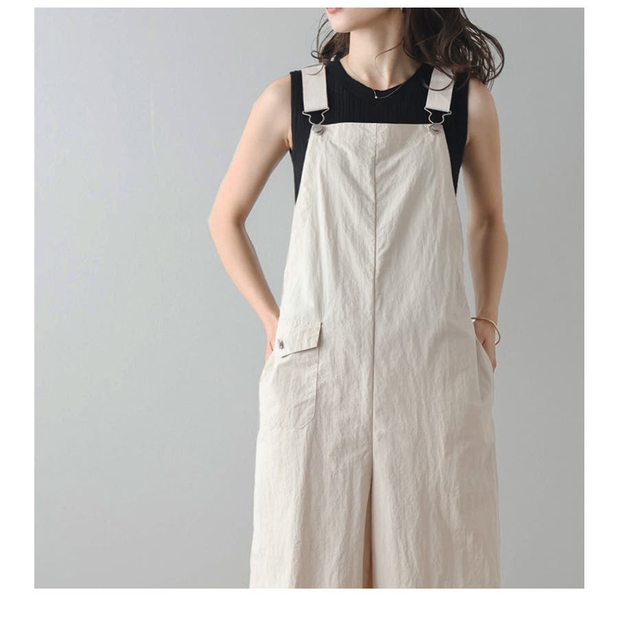 サロペット ワイドパンツ ゆったり[品番：SGBW0001653]｜SUGAR BISKET