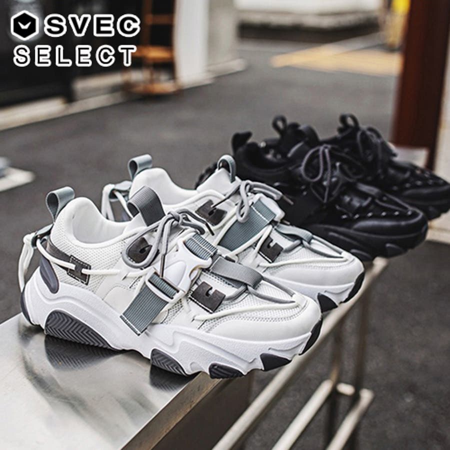 スニーカー メンズ 厚底 NXL1608[品番：XO000003852]｜SVEC