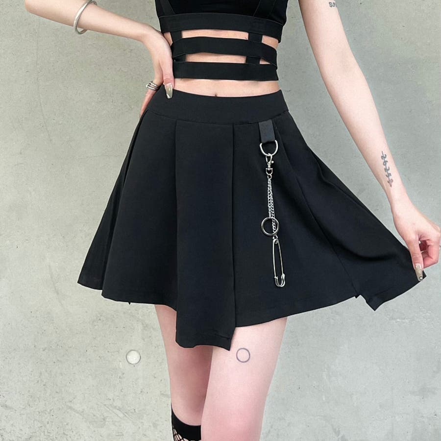 ミニスカート 黒 韓国 ファッション NXLIKOA-0007[品番