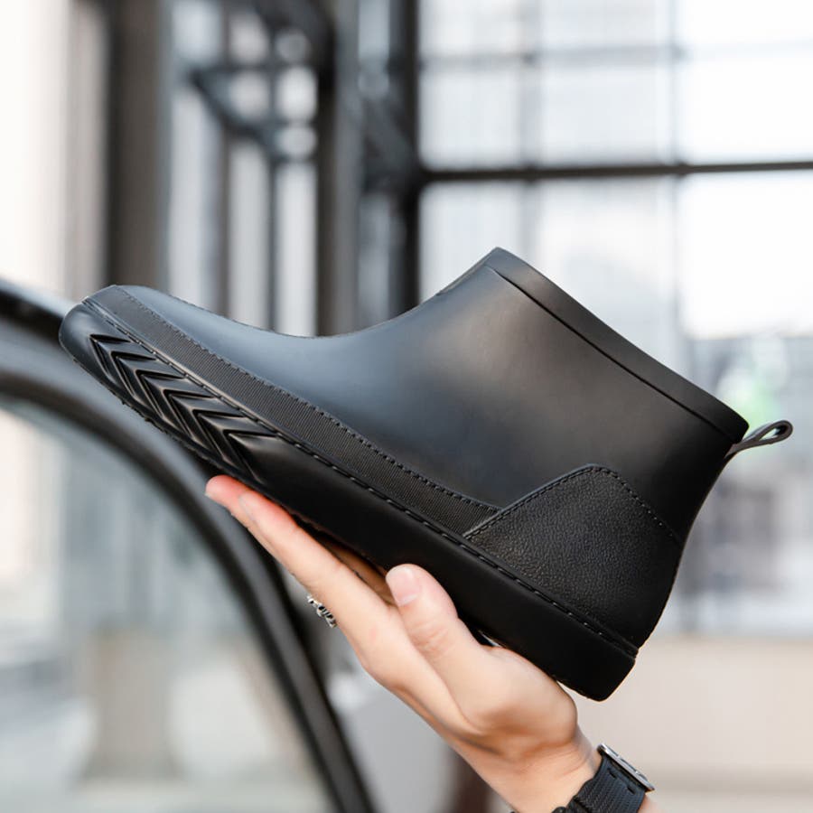 チャンキーソール レインシューズ / ショートブーツ[品番