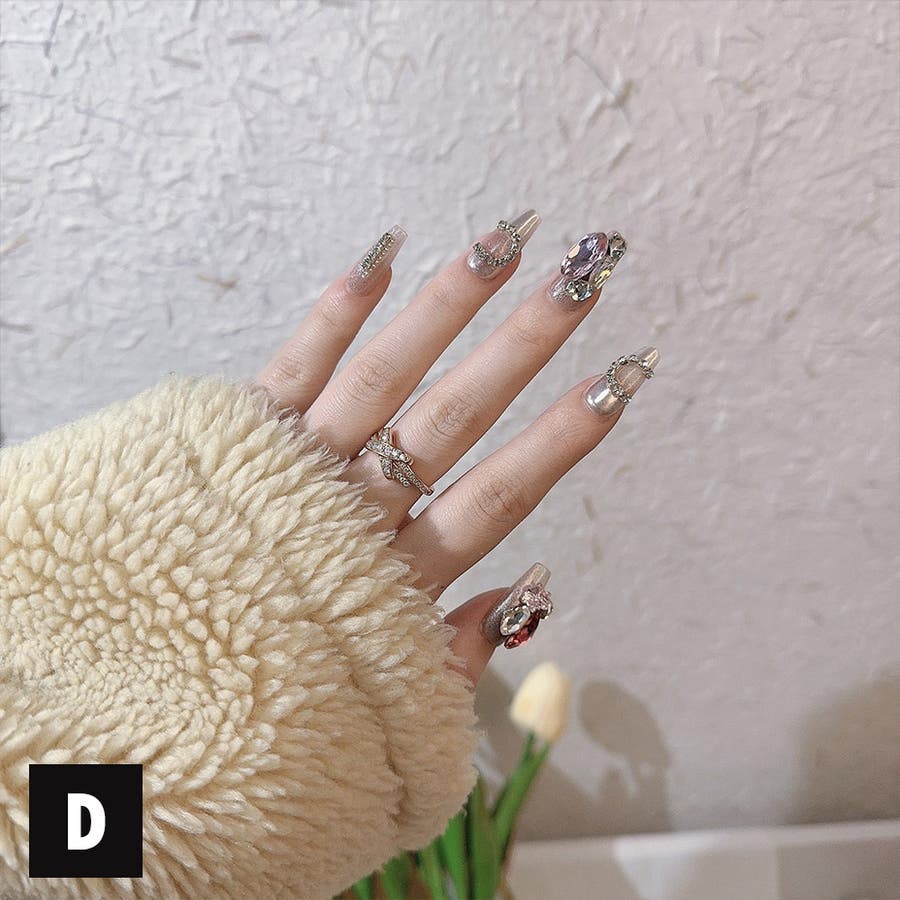 ロング ネイルチップ / スクエアタイプ[品番：XO000005342]｜SVEC