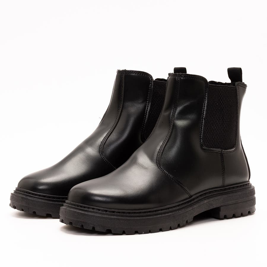 チャンキーソール サイドゴアブーツ[品番：XO000005209]｜SVEC