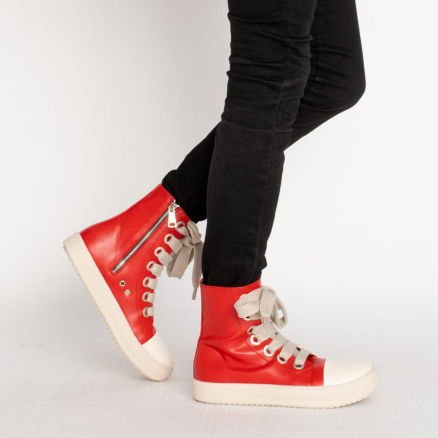 ファットシューレース ハイカットスニーカー[品番：XO000005086