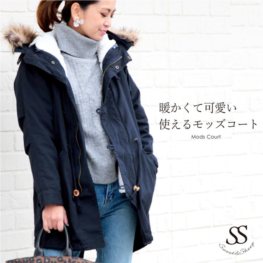 アウター モッズコート ファー付き 品番 Sasw Sweet Sheep スィート のレディースファッション通販 Shoplist ショップリスト