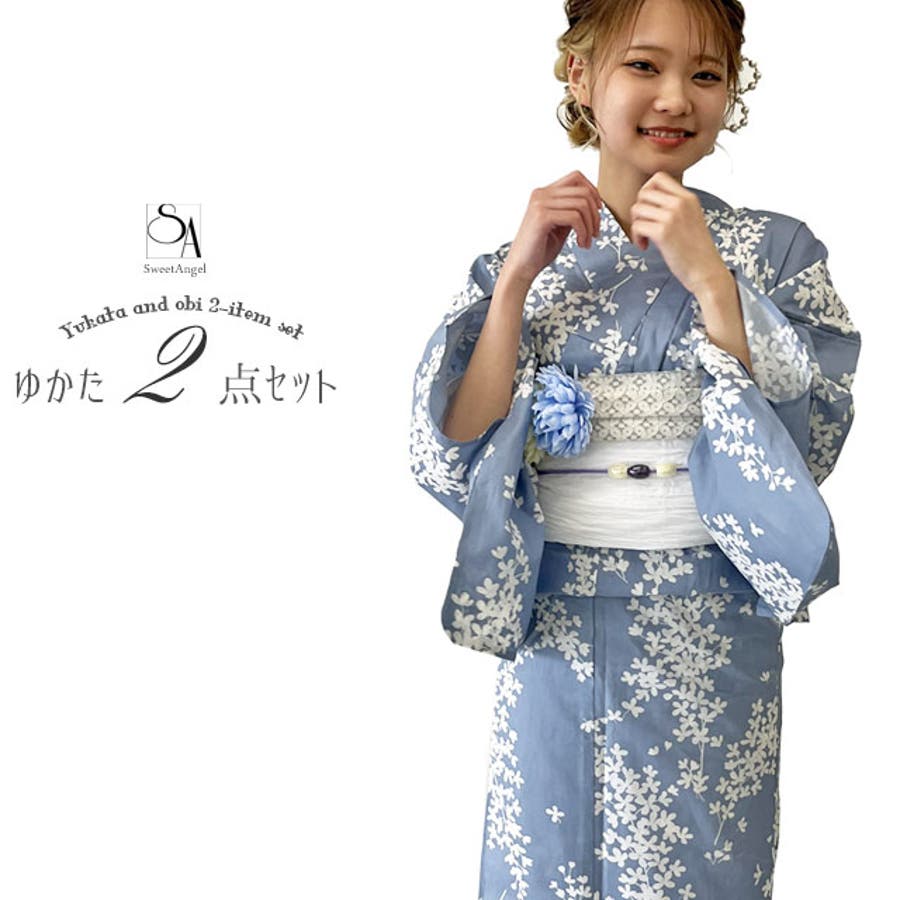 浴衣 + 帯[品番：SWAW0000857]｜SWEET ANGEL（スウィートエンジェル