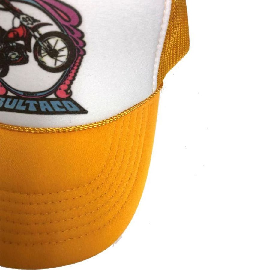 TRUKER HAT USA メッシュCAP BULTACO YELLOW[品番：TGCM0000113