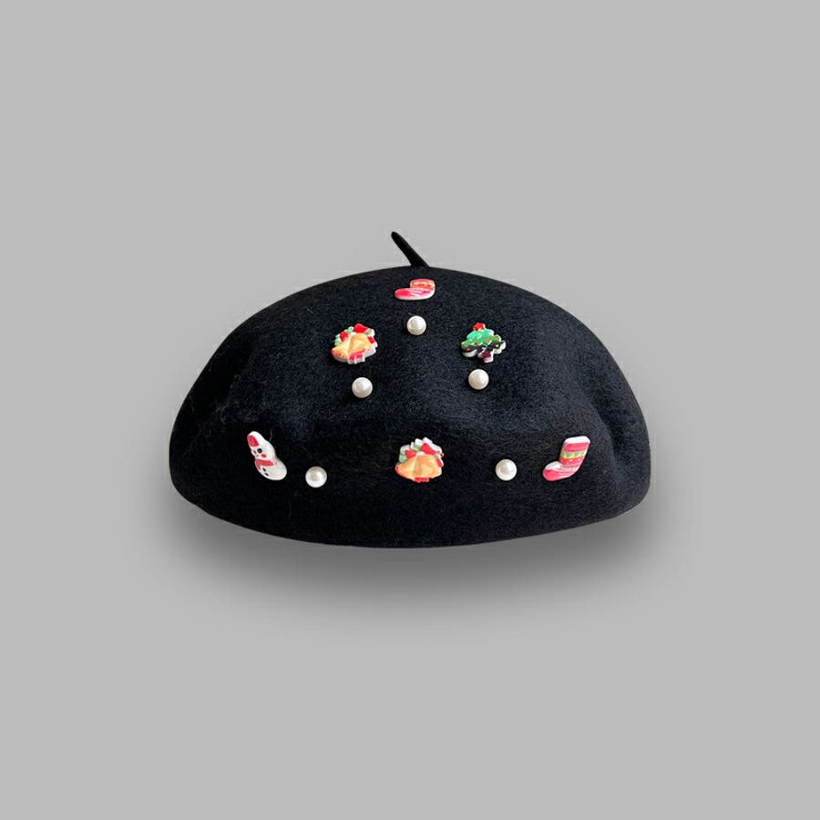 ベレー帽 クリスマス ギフト[品番：XSTW0009813]｜Tannsu Dance