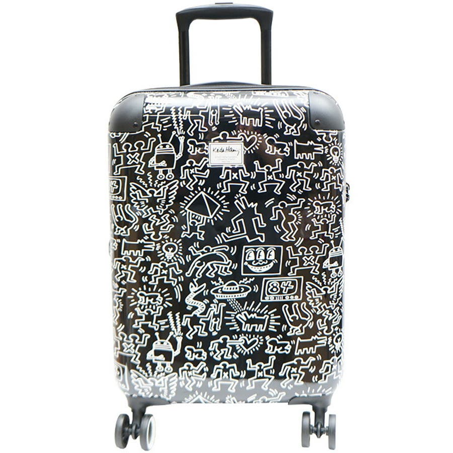 新品送料無料Keith Haring(キースヘリング) キャリーケース シロ S 新品送料無料Keith Haring(キースヘリング) キャリーケース シロ