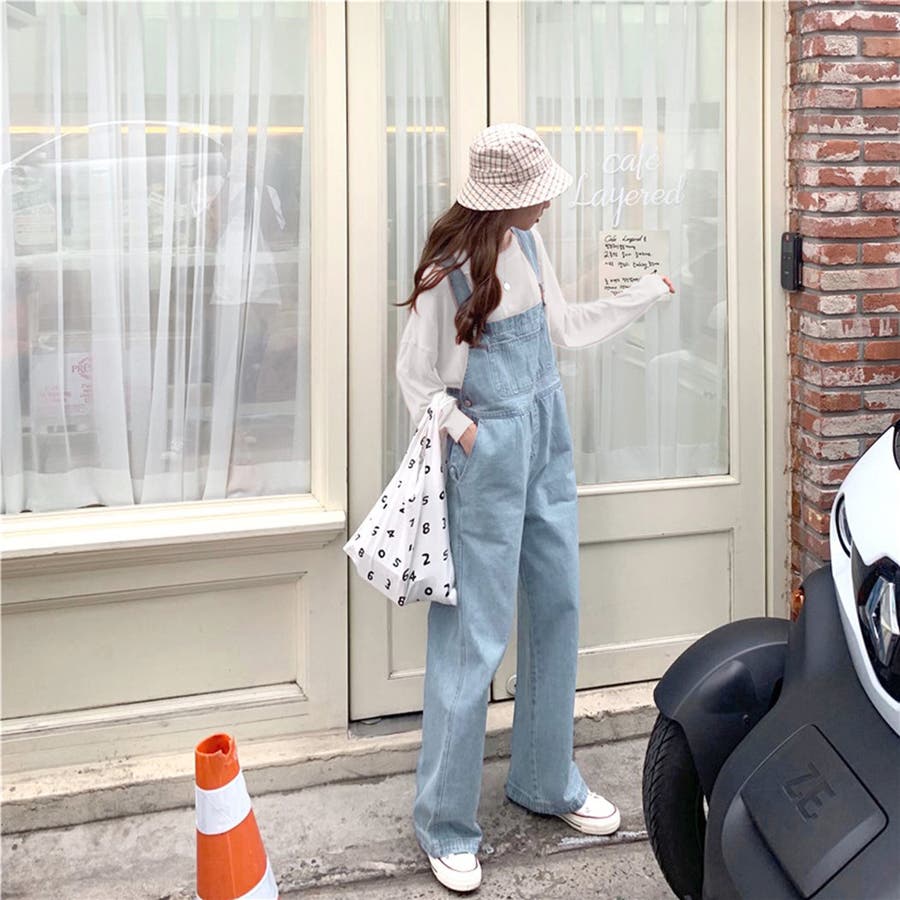 美品✨Ninamew キティ 弱けれ デニム オーバーオール S