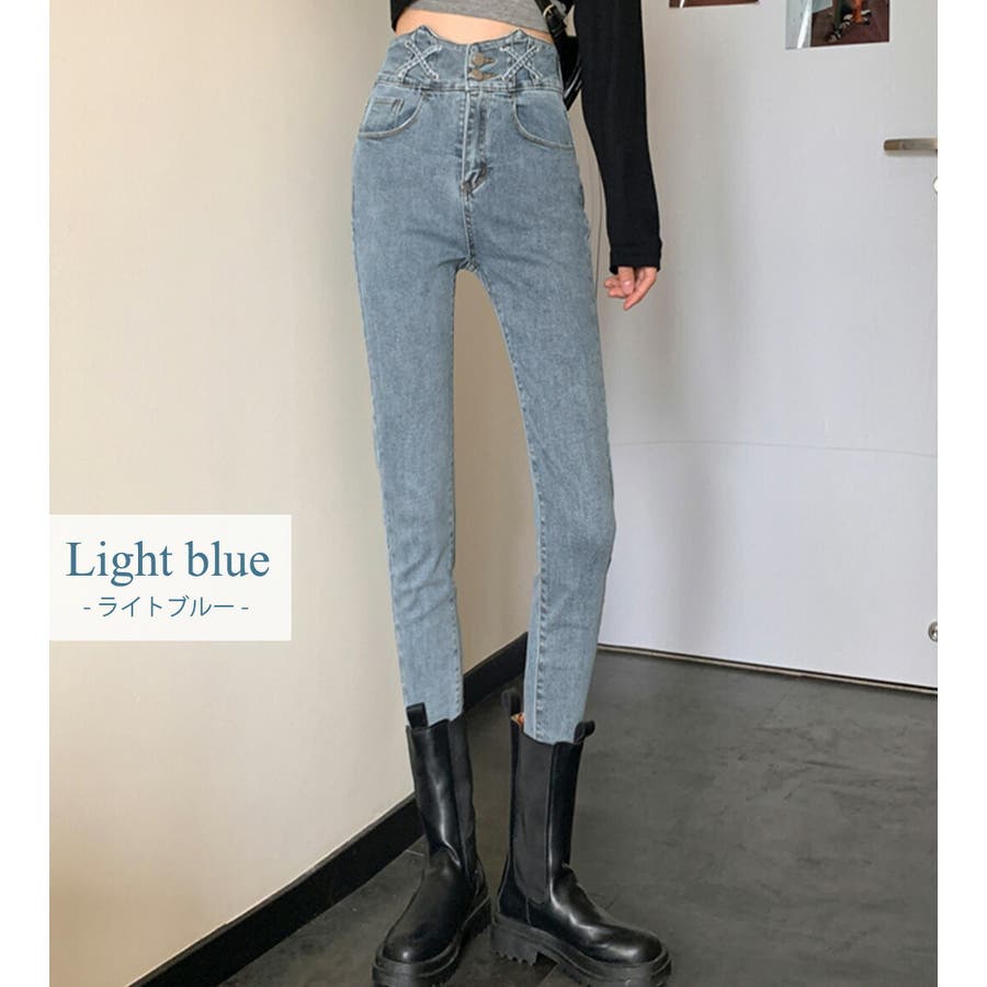 スキニージーンズ デニムパンツ ジーンズ[品番：TY000006294
