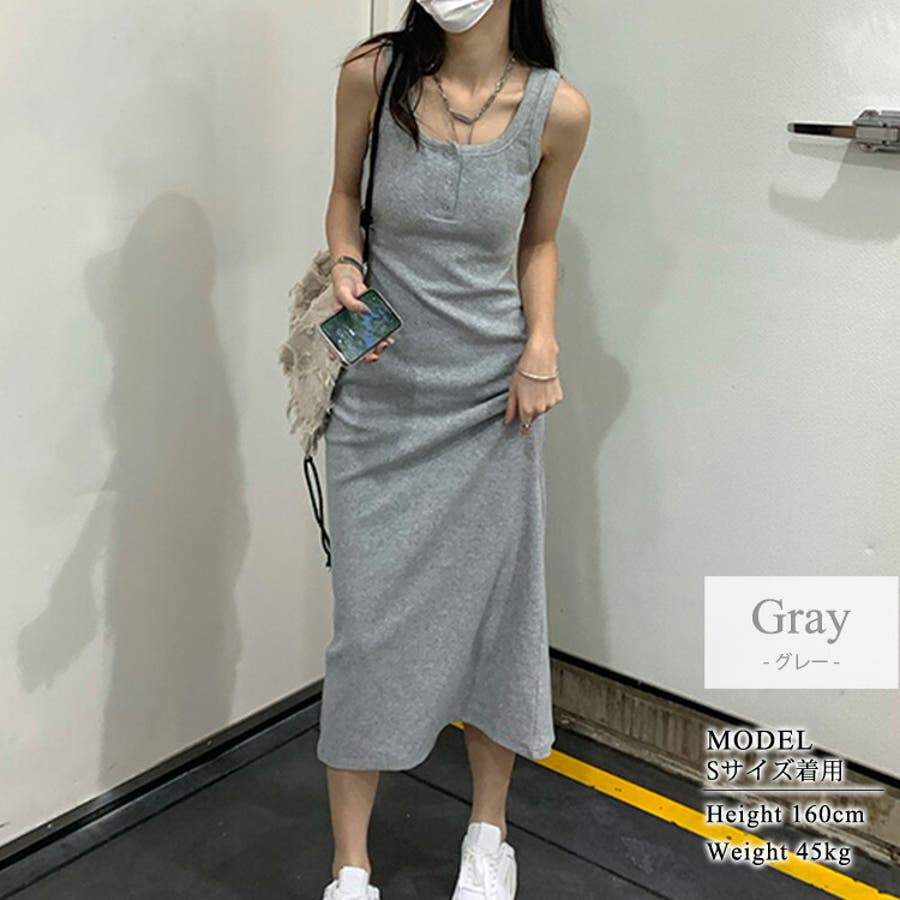 美品】ノトリコ ティアードロップロングワンピース タンクトップ