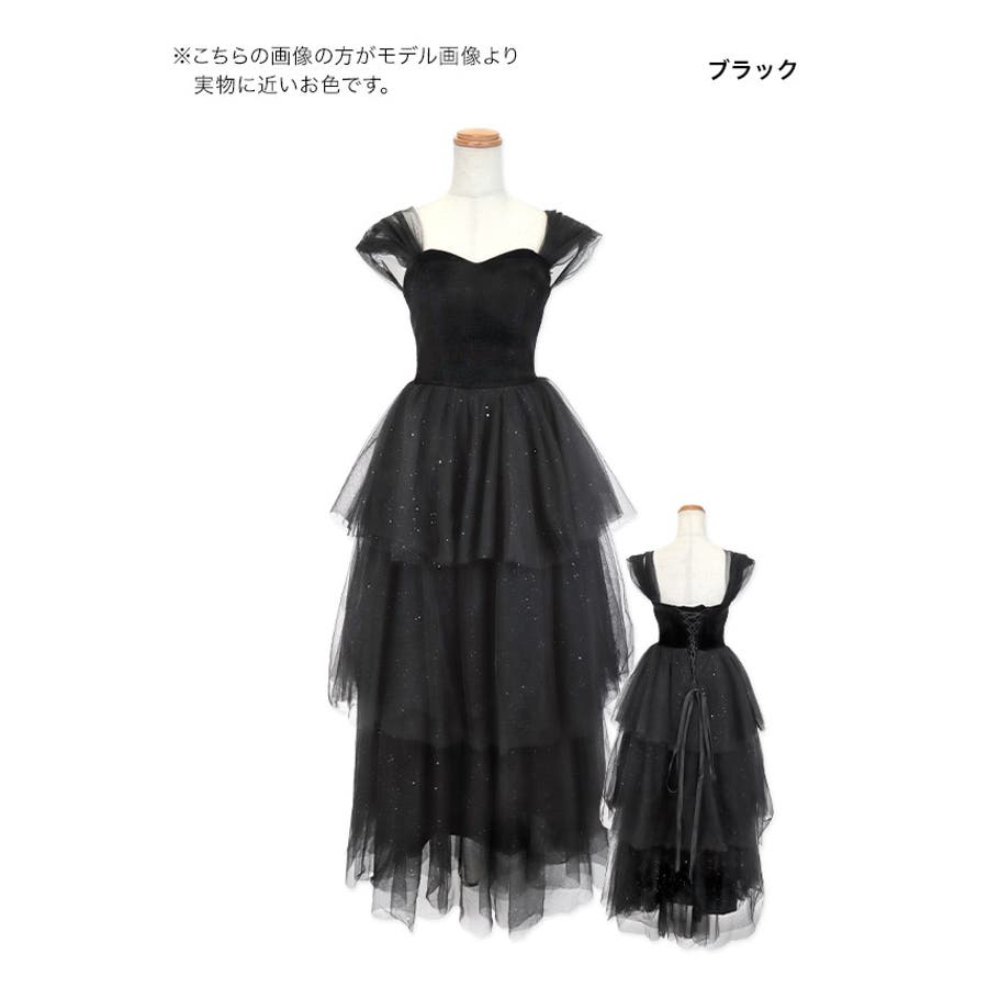 楽天市場】Tika ドットシアースリーブブラックデニム風Aライン